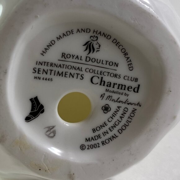 ROYAL DOULTON - CHARMED Figurine #HN 4445 Artist Signed 5.5" inches tall - Picture 9 of 9